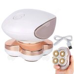 Inn �pilateur 500mah 4 t�tes de coupe flottantes �pilateur femme sadapte aux contours de la peau �pilateur ...