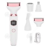 Inn Épilateur électrique pour femme 4 en 1 600mah 5w 7000rpm avec affichage numérique et 4 lames remplaçables ... Inn Épilateur électrique pour femme 4 en 1 600mah 5w 7000rpm avec affichage numérique et 4 lames remplaçables ...
