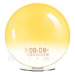 Inn eveil lumire led rveil simulateur daube crpuscule 2 rveils 9 sons naturels fonction snooze veilleuse ...