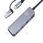 Hub usb passionova 4 en 1 usb 9x28x10cm 4 usb ports adaptateur pour pc clé usb disque dur mobile Hub usb passionova 4 en 1 usb 9x28x10cm 4 usb ports adaptateur pour pc clé usb disque dur mobile