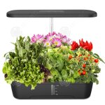 Inn hydroponique  12 cellules avec lampe de culture led et support rglable en hauteur kit de pompe ...