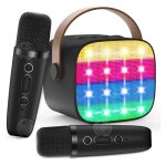 Inn karaok bluetooth 5. 3 microphone karaok taille du haut - parleur 90x90x68mm equip de 2 microphones ...