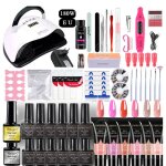 Inn kit lampe uv ongles gel 180w avec colle dextension et du vernis  ongles lampe uv sche ongles kit ...