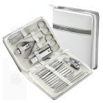 Inn kit manucre pedicure 26 pcs usage domestique anti - claboussures trousse manucure femme homme kit ...