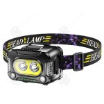 Inn lampe frontale rechargeable 6 modes d�clairage 7 � 16 heures d�clairage capteur dondes intelligent ...