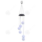 Inn lampe solaire carillons �oliens 78cm led ext�rieur �tanche lumi�res d�coratives sph�rique lumi�re ...
