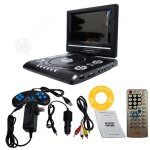 Inn lecteur dvd portable rechargeable avec 7 pouces cran hd pour voiture et maison support cartes sd ...