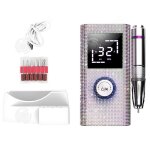 Inn lime a ongle electrique 45000rpm diamants blancs avec 6 ttes meulage ponceuse ongles professionnelle ...