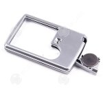 Loupe optique passionova 85x57x9mm loupe optique acrylique type carte avec lumi�re led int�gr� pour lecture ...