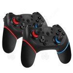 Inn manette de jeu 550mah 2 pcs video sans fil avec vibration 6 axes fonction de vibration de capture ...