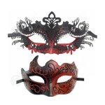 Inn masque 24x20x3cm halloween masques de mascarade masques de carnaval masques mtallique pack de decoration ...