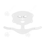 Inn masque facial led sans fil 7 couleurs luminothrapie traitement du visage et du cou solarium visage ...