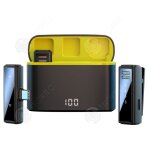Inn micro cravate sans fil 20 mtres transmission sans fil clip pour microphone  rduction de bruit ...