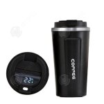 Inn mug isotherme 510ml tasse thermos  caf  affichage numrique intelligent doublure en acier inoxydable ...