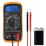 Inn multim�tre num�rique instrument multifonction mesure de la r�sistance et de la tension support de ...