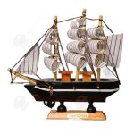 Inn ornements 35x16x14cm ornements de voiliers mditerranens simulation de vitrines de petits bateaux ...