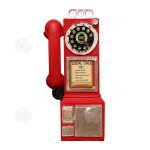 Inn ornements 9x29x7cm ornement de tlphone vintage dcoration murale caf suspension murale bureau ...