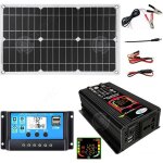 Inn panneau solaire pliable 18w 12v - 220v systme de panneaux solaires avec contrleur de charge 30a ...
