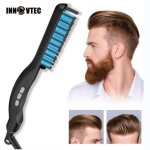 Inn peigne  barbe lectrique et lisseur de cheveux pour homme brosse chauffante rapide kit de soin barbe ...