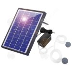Pompe à oxygène solaire passionova 6w 08l / min - avec tube doxygène et pierre à bulles dair - aérateur ... Pompe à oxygène solaire passionova 6w 08l / min - avec tube doxygène et pierre à bulles dair - aérateur ...