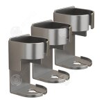Inn porte brosse  dents 1 lot de 3 pices support en mtal pour brosse  dents lectrique avec trou ...