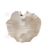 Inn pots de fleurs 17x17cm vase végétarien en céramique blanche givrée pour la décoration de la maison ... Inn pots de fleurs 17x17cm vase végétarien en céramique blanche givrée pour la décoration de la maison ...