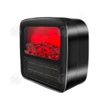 Inn radiateur soufflant 1000w 19x18x9cm flamme 3d 3 niveaux ajuster chauffage dappoint arrt automatique ...