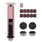 Set manucure - pedicure pas rapeuse pieds �lectrique 1000rpm 3w9 vitesses avec t�te de pon�age et papier ...