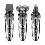 Inn rasoir electrique 3 en 1 90 minutes dutilisation applicable hommes flottante rechargeable brosse ...