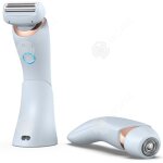 Inn rasoir electrique femme 800mah ipx7 2 en 1 rechargeable pour femme � 2 t�tes wet dry tondeuse pour ...
