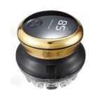 Rasoir tete chauve 8x8x8cm 5w ipx6 �tanche 500mah avec affichage num�rique et peignes limiteur 5 / 7 ...