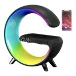 Inn r�veil led avec recharge sans fil 15w pour les t�l�phones portables et lampe de chevet multifonctionnel ...