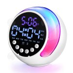 Radio reveil r�veil avec veilleuse rvb affichage num�rique multifonctionnel r�veil enfants cadeau r�veil ...