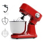 Inn robot p�tissier 36x23x34 cm acier inoxydable 1500 w 12 vitesses avec crochet m�langeur crochet p�trisseur ...