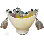 Inn seau � glace 7l 375 x 27 x 30 cm portable possibilit� de suspendre des tasses lumi�res changeantes ...