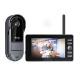 Inn sonnette sans fil �cran de 43 pouces ipx65 batterie de 1800 mah stockage de 32 go interphone vid�o ...