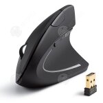Inn souris ergonomique sans fil 2. 4g optique souris verticale pour droitier silencieuse avce 6 boutons ...
