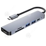 Inn station daccueil port usb 3. 0 6 en 1 hdmi 4k chargement pd des chips de haute qualit traitement ...