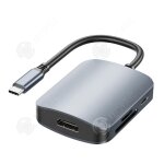 Inn station daccueil usb 3. 0 type - c 6 en 1 5 gbit / s hdmi 4k 30 hz pd 100w lecture sd / tf adaptateur ...