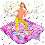 Inn tapis de danse 90x90cm pour filles de 3 - 14 ans tapis de jeu tactile avec affichage led tapis danse ...