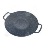 Inn teppanyaki plaque de barbecue 30cm pole de camping en plein air plaque de barbecue antiadhsive ...