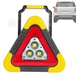 Inn triangle de signalisation 24x27cm recharge solaire avec lumi�re led et chargement usb triangle de ...