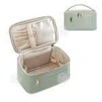 Inn trousse de maquillage en cuir pu grande capacit tanche avec poigne portable sac de makeup sac ...