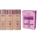 Inoar duo pos progress kit et aprs - shampooing 250 ml + inoar ghair 3 litres champu traitement et masque. ...
