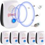 Insectes rpulsif lectronique ultrason anti moustique 6pcs ultrason souris et rats moustiques fourmis ...