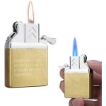 Insert briquet tempte recharge gaz briquet mode flamme commutable briquet tempete rechargeable vintage ...