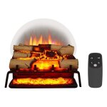 Foyer électrique balderia lily - insert de cheminée 1500 w - noir Foyer électrique balderia lily - insert de cheminée 1500 w - noir
