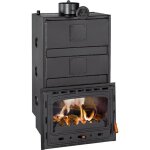 Insert de chemine prity c w35 40 kw rservoir 54 l porte fonte