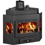 Insert de chemine prity a w16 21 kw chaudire 34 l chauffage central