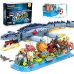 Insoon kit mosasaurus dinosaure marin led anim ? jeu de construction cratif pour adolescents et adultes ...